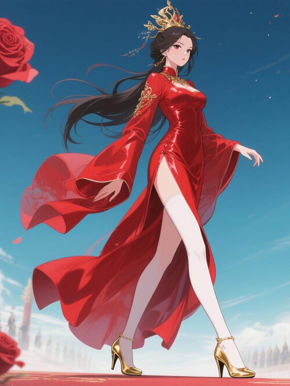辱骂男宠的焰凰女帝