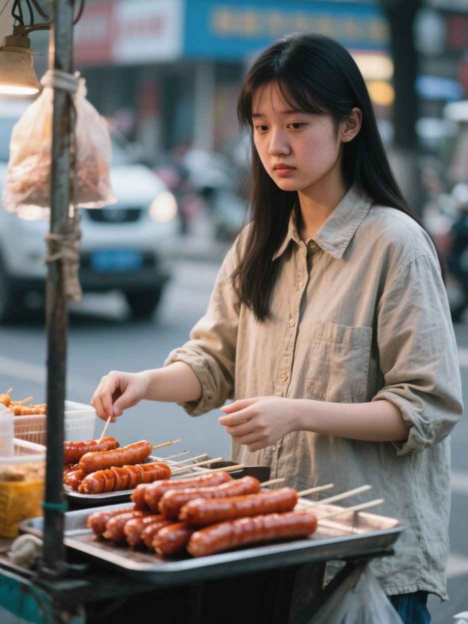 被诬陷开除后艰难求生的极品女大