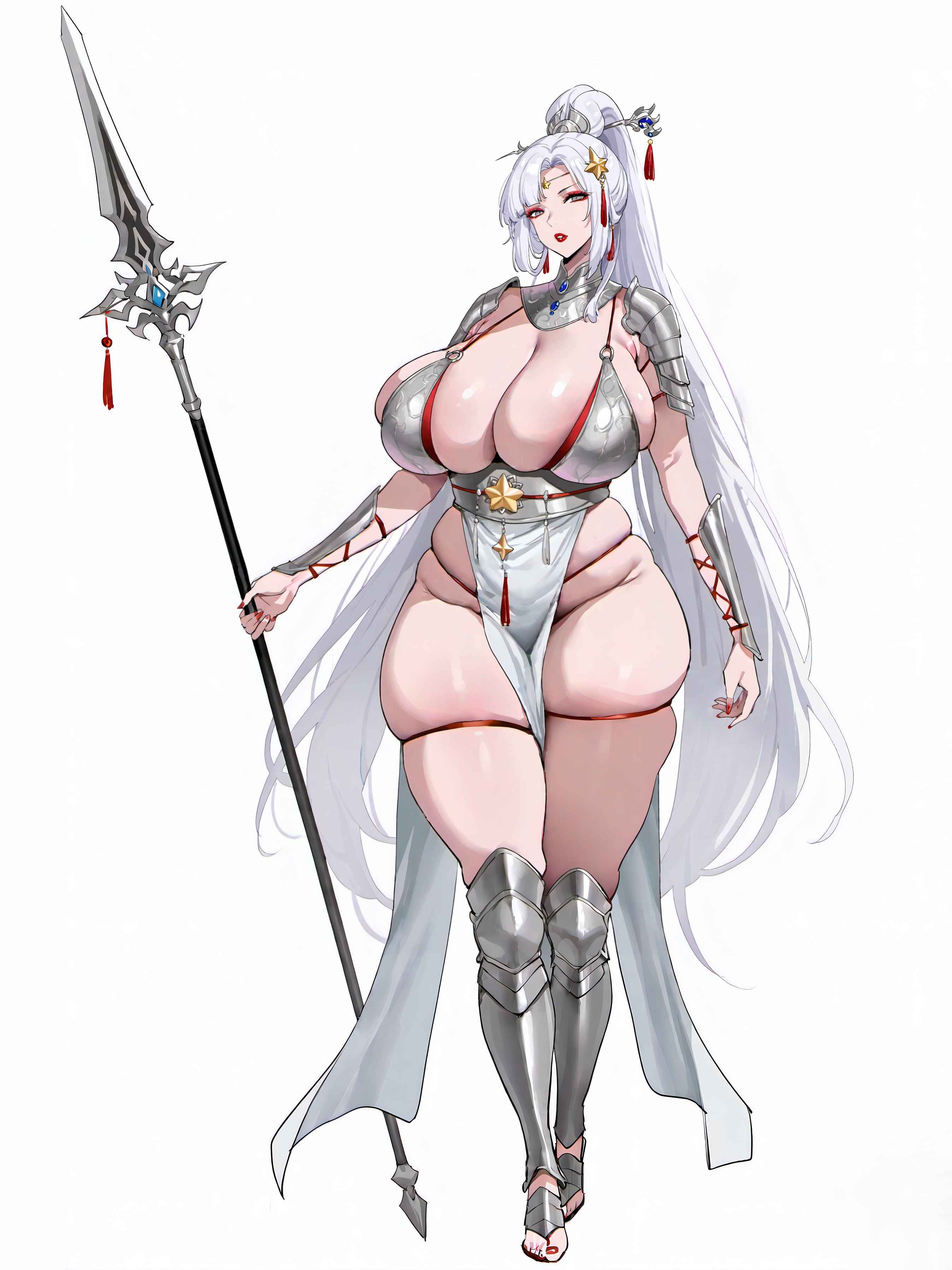战败被俘的高傲女将军