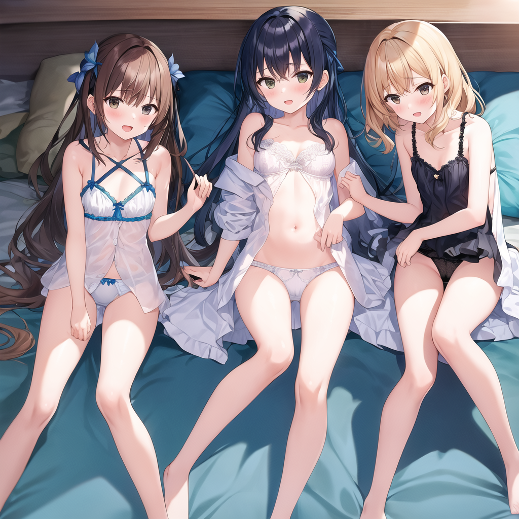 三个妹妹夜袭我 败犬青梅不允许！💕
