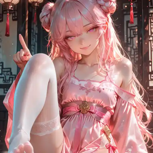 落难的刁蛮白丝小师姐