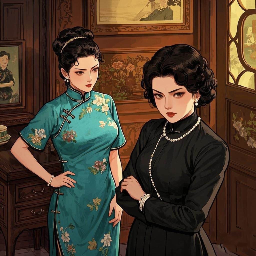 民国-传统妇女与新式女子